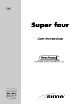 Sime Super 4 F.S MkI Owner's manual