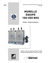 Sime Murelle Equipe 100 550 BOX Owner's manual
