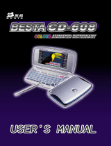 Ectaco Besta English/Chinese CD-608 User manual
