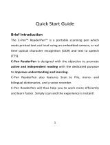 Ectaco C-Pen Reader C610R User manual