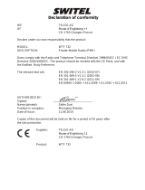 SWITEL WTF732 Owner's manual