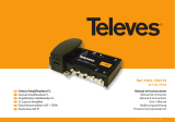 Televes MiniKom F broadband multiband amplifier User manual