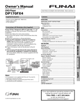 Funai DP170FX4 Owner's manual