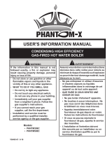 Crown Boiler Phantom X 399 500 User manual