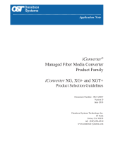 Omnitron Systems TechnologyiConverter XG, XG  and XGT 