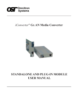 Omnitron Systems Technology iConverter Gx AN  Owner's manual