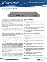 Omnitron Systems TechnologyiConverter T1/E1 MUX
