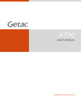 Getac A790(791901190XXX) User manual