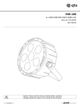 Qtx PAR-180UV User manual