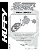 Huffy Green Machine, Drastic (Toys”R”Us) Owner's manual