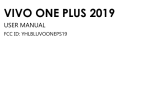 Blu One Plus 2019 Owner's manual