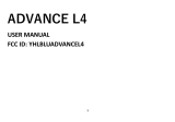 Blu Advance L4 Owner's manual