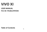 Blu XI Owner's manual