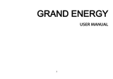 Blu Grand Energy Owner's manual