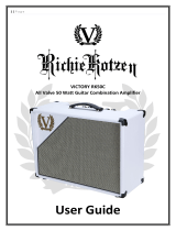 Victory RK50 Electric Guitar Amplifier Combo 1x12 50 Watts Owner's manual