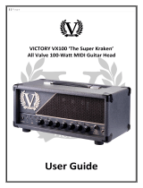 Victory VX100 Super Kraken Guitar Tube Amp Head Owner's manual