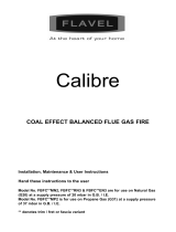 Flavel Calibre Balanced Flue Gas Fire User manual