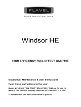 Flavelfires Windsor Traditional HE Gas Fire User manual
