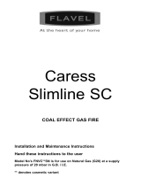 Flavel Caress Slimline Gas Fire User manual