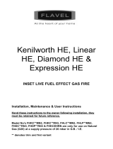 Flavelfires Full Depth High Efficiency Gas Fire User manual