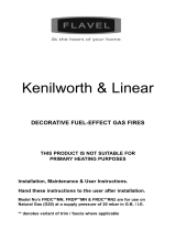 Flavelfires Modern Hearth Mounted Gas Fire User manual