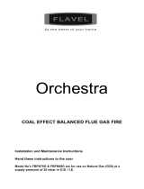 Flavelfires Orchestra Balanced Flue Gas Fire User manual