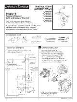 American Standard TU105508.295 Installation guide