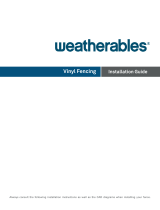 Weatherables PTWPR-SQLAT-6X8 Installation guide