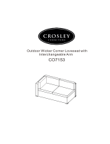 Crosley Furniture KO70106BR-WH Operating instructions