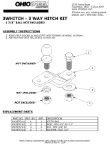 Ohio Steel 3W-HITCH Operating instructions