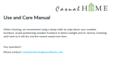 Casual Home 176-33 User manual