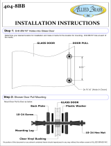 Allied Brass 404-8BB-SN Installation guide