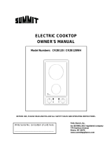 Summit Appliance CR2B120WHE Owner's manual