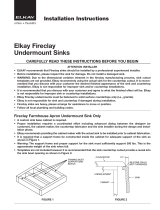 Elkay SWUF32189WH Installation guide