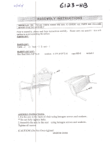 Oakland Living 6031-AP Operating instructions