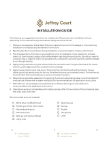 Jeffrey Court 13000 Installation guide