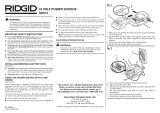 RIDGID AC86072B-AC87004 User manual