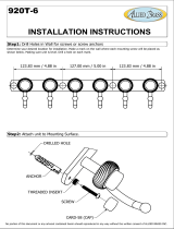 Allied Brass 920T-6-SCH Installation guide