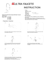 Ultra Faucets 15720477 Installation guide