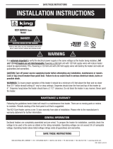 King Electric KCV2407-W User manual