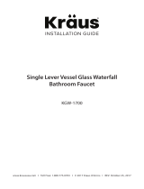 KRAUS KGW-1700CH-BLCL User manual