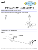 Allied Brass 421G/30-PB Installation guide