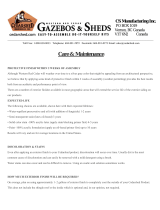 Cedarshed SH812 User manual