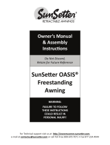 SunSetter 412542 Installation guide