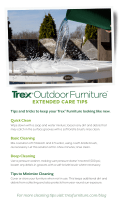 Trex Outdoor Furniture TXB60CB User guide