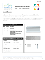 Outdoor Distinctions PB-036W08P9 Installation guide