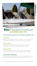 Trex Outdoor Furniture TXB60CW User manual