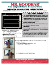 Mr. Goodbar S101 A 62-74 Installation guide