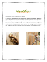 Leisure Season RSL3250 User manual