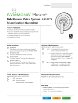 Symmons S-5300TS-BLK Specification